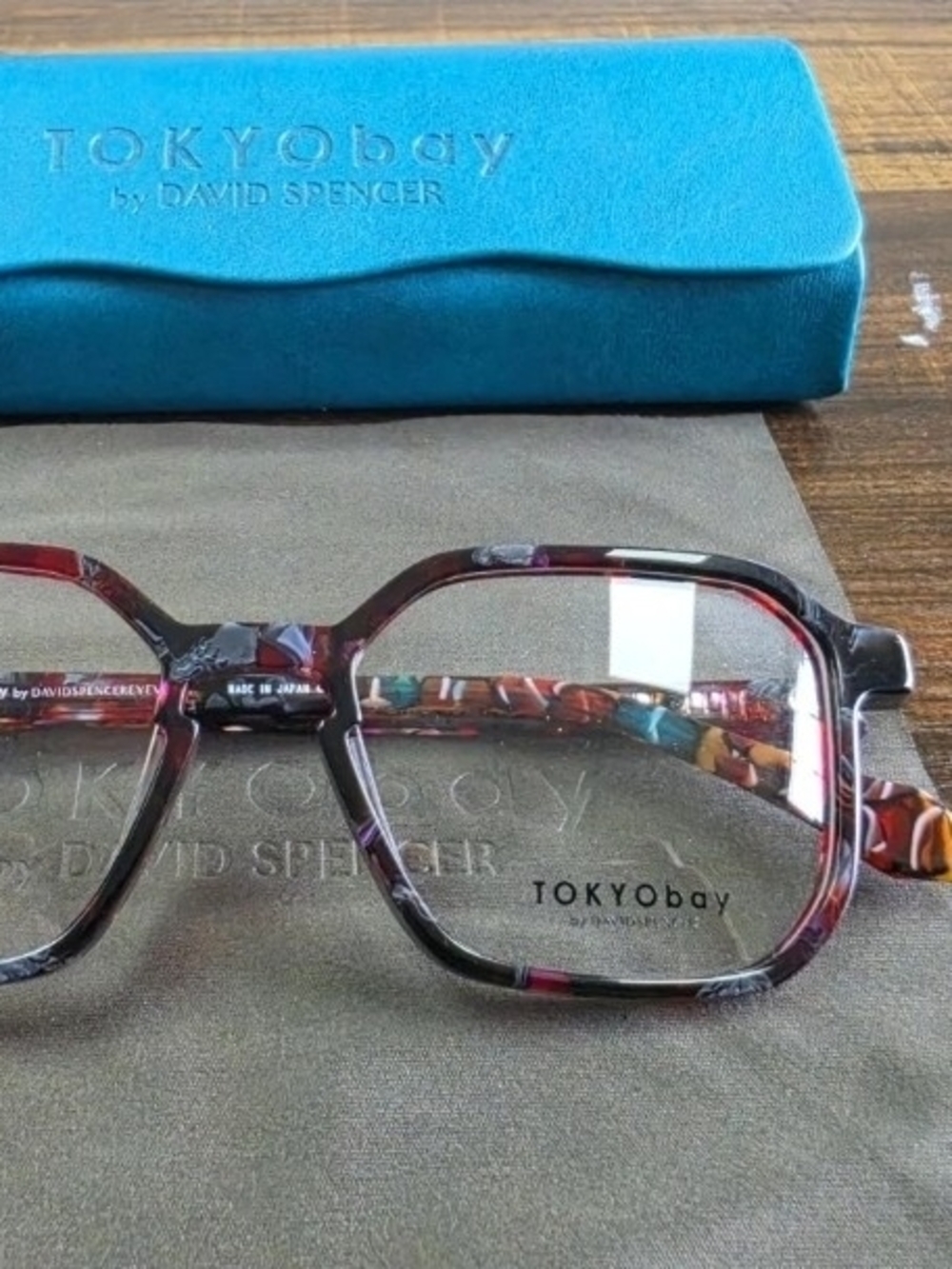 David Spencer TOKYObay Portola Drive 1517 Geometric Eyeglass Frames 51-18-145